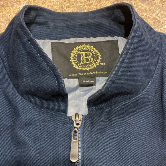 The Bradford Exchange Honor & Glory Proud Veteran Patriotic Lined Jacket Medium